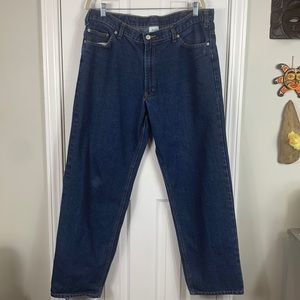Full Blue mens blue jeans size 38x32.
